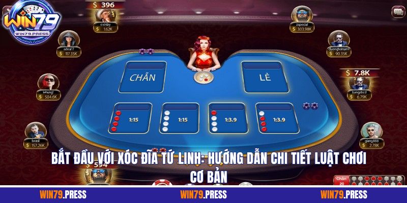 Bắt đầu với Xóc Đĩa Tứ Linh: Hướng dẫn chi tiết luật chơi cơ bản 