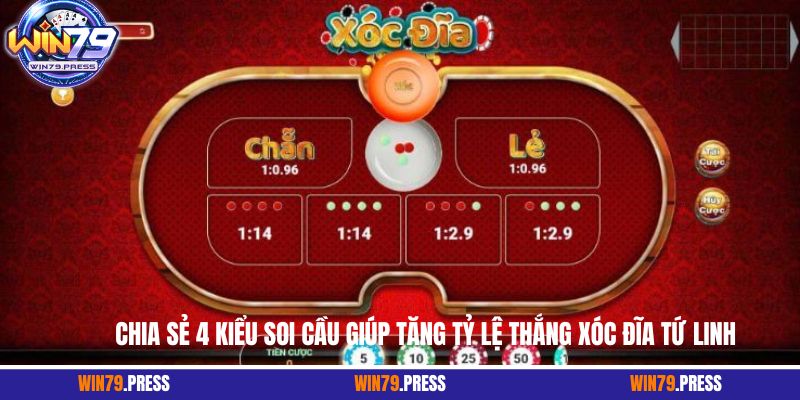 Chia sẻ 4 kiểu soi cầu giúp tăng tỷ lệ thắng trong Xóc Đĩa Tứ Linh