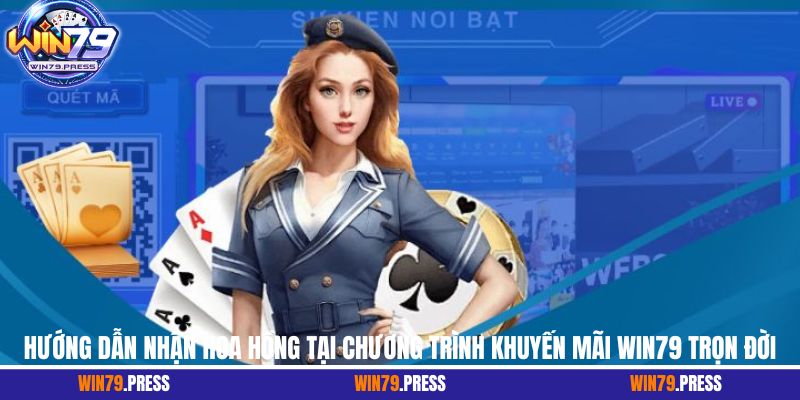 Hướng dẫn nhận hoa hồng tại chương trình khuyến mãi Win79 trọn đời