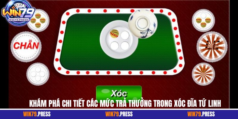 Khám phá chi tiết các mức trả thưởng trong Xóc Đĩa Tứ Linh